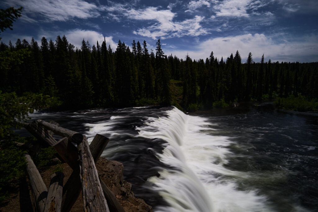 Timelapse of Cave Falls, Yellowstone National Park