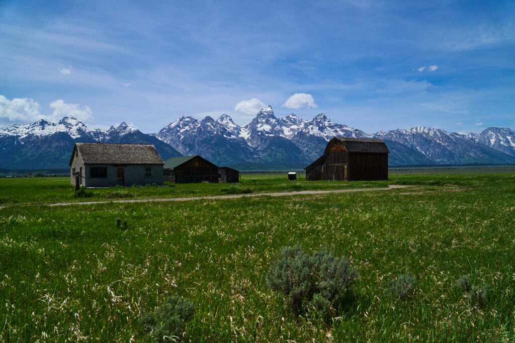 Reed Moulton/Joe Heninger property, Mormon Row, Grand Teton National Park