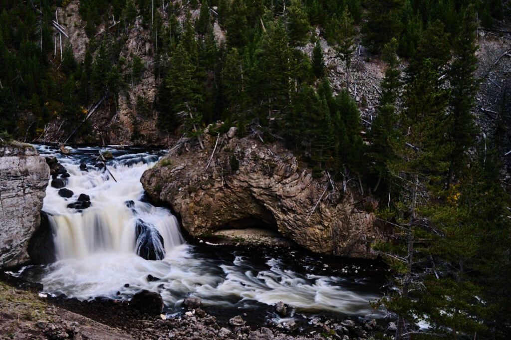 Firehole Falls timelapse, Yellowstone National Park