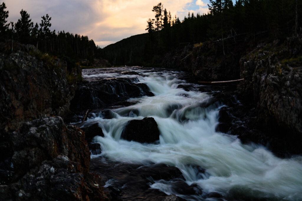 Firehole River in Yellowstone National Park