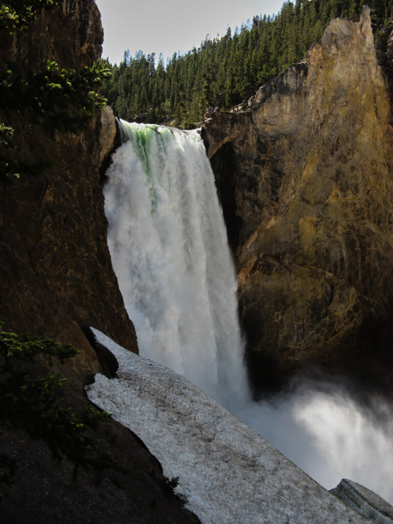 Lower Falls of the Yellowstone River as seen from Uncle Tom's Trail