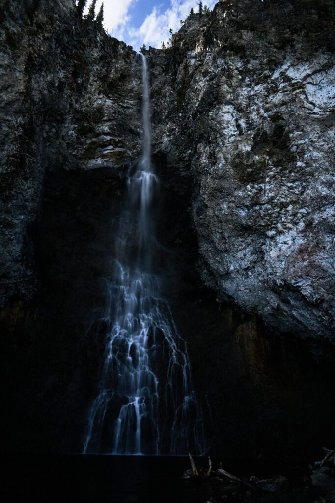 Fairy Falls waterfall, Yellowstone National Park