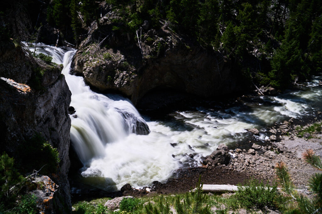 Firehole Falls timelapse, Yellowstone National Park