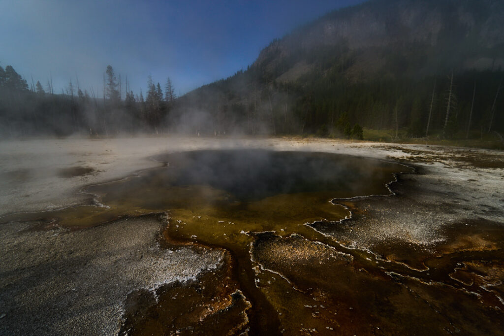Spring at Black Sand Basin, Yellowstone National Park